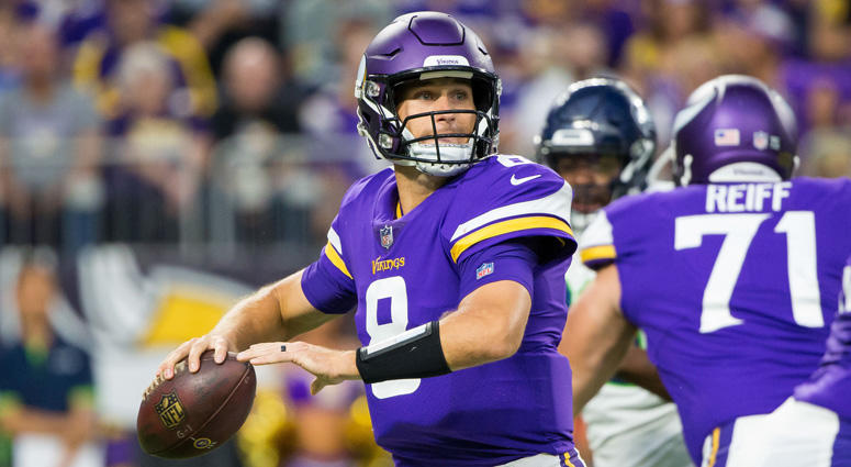 Vikings quarterback Kirk Cousins Vikings quarterback Kirk Cousins
