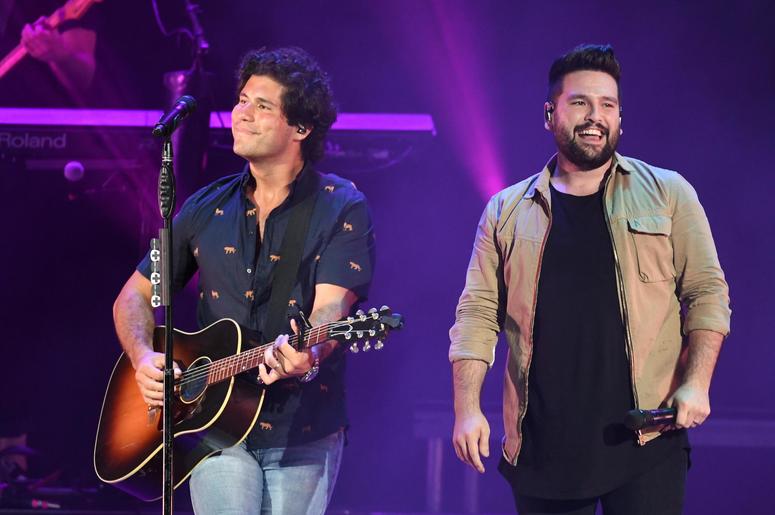 Recording artists Dan Smyers and Shay Mooney of Dan + Shay perform Recording artists Dan Smyers and Shay Mooney of Dan + Shay perform