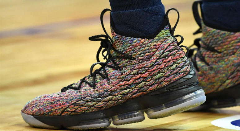 The sneakers of Memphis Grizzlies center Deonta Davis (21) are pictured during a game against the Philadelphia 76ers at Thomas & Mack Center. The sneakers of Memphis Grizzlies center Deonta Davis (21) are pictured during a game against the Philadelphia 76ers at Thomas & Mack Center.