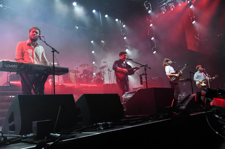Mumford & Sons performs at American Airlines Arena. Mumford & Sons performs at American Airlines Arena.