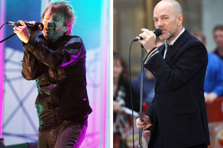 Thom Yorke and Michael Stipe Thom Yorke and Michael Stipe
