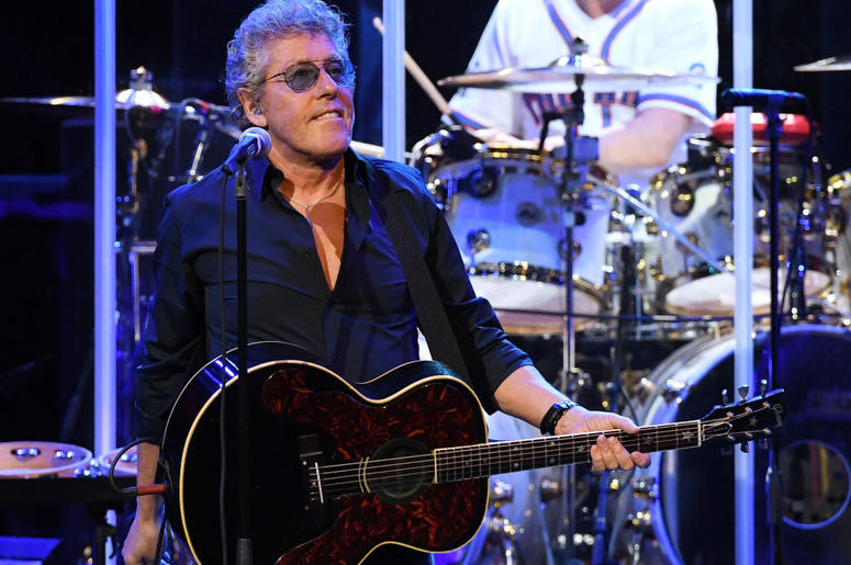 Singer Roger Daltrey of The Who performs on the first night of the band's residency at The Colosseum at Caesars Palace on July 29, 2017 in Las Vegas, Nevada Singer Roger Daltrey of The Who performs on the first night of the band's residency at The Colosseum at Caesars Palace on July 29, 2017 in Las Vegas, Nevada
