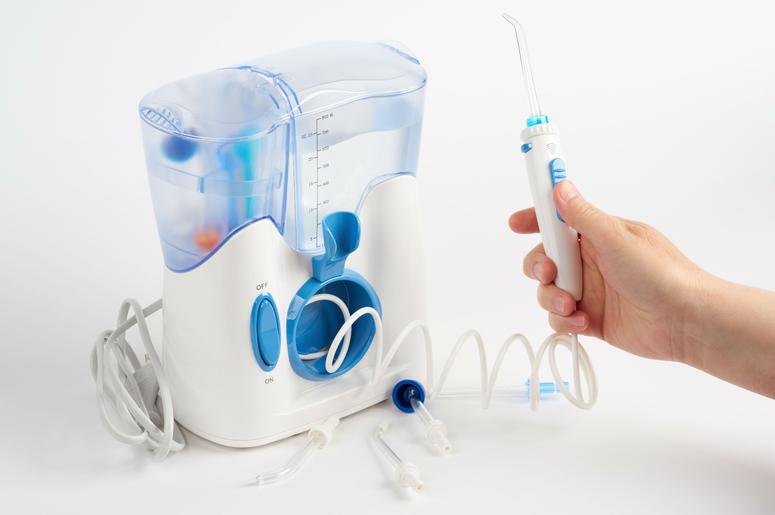 This is for when manual flossing gets too tough. This is for when manual flossing gets too tough.