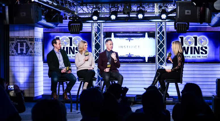 'Instinct' Executive Producer Michael Rauch, GLAAD President Sarah Kate Ellis, Alan Cumming and Rebecca Granet