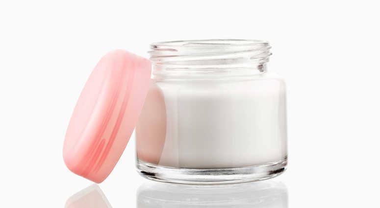 Skin cream jar