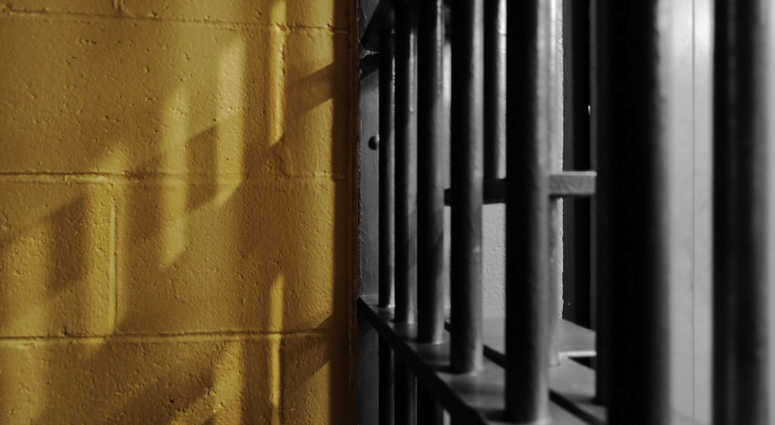 A jail cell. A jail cell.