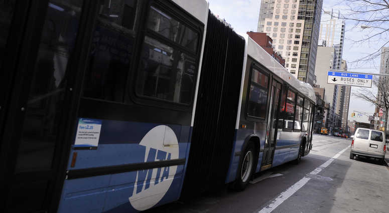 An MTA bus in New York City An MTA bus in New York City