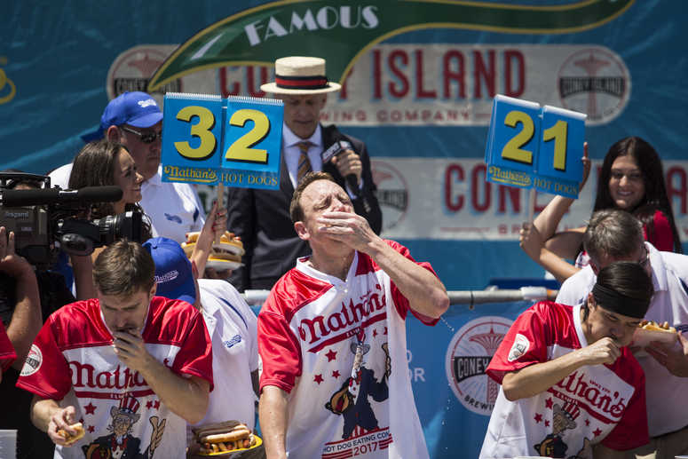 Joey Chestnut and Matt Stonie Joey Chestnut and Matt Stonie