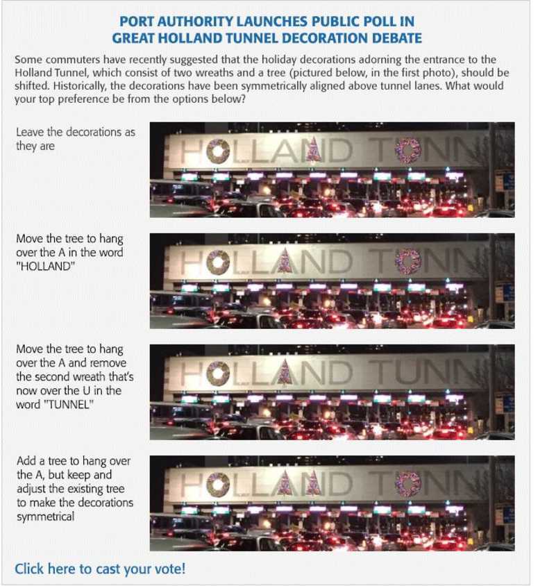 Port Authority poll Port Authority poll
