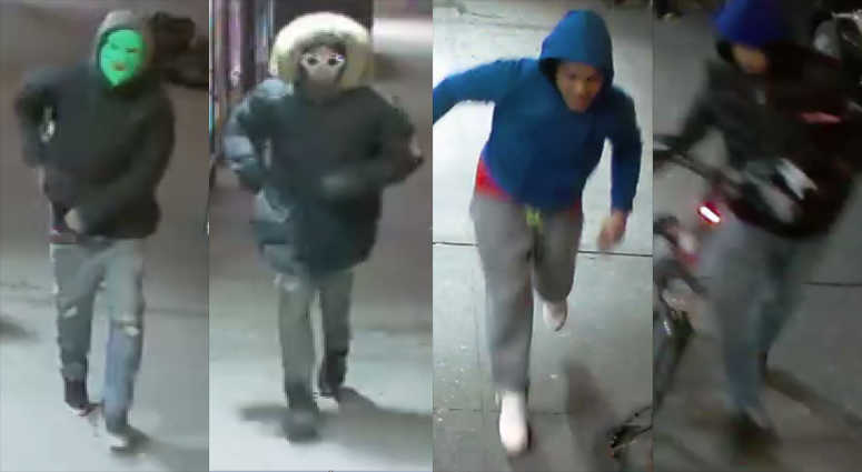 The suspects. Bronx electric bike robbery
