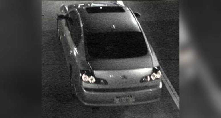 Cops are searching for this Infiniti. suspect car FDNY killed