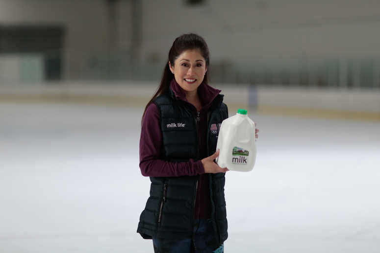 Kristi Yamaguchi for 'Milk Life'