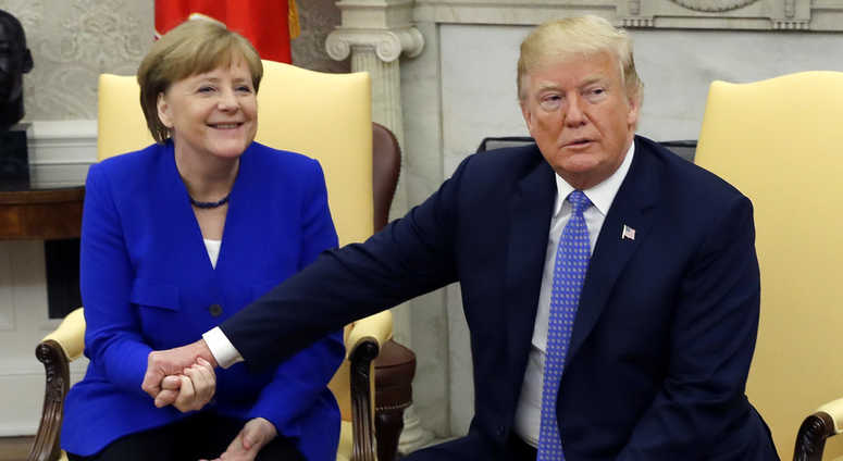 Trump, Merkel