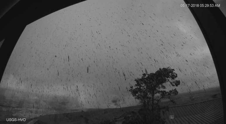 This Thursday, May 17, 2018 image provided by the U.S. Geological Survey shows a view of the ash plume resulting from an early morning explosion at Kilauea Volcano, in Hawaii. This Thursday, May 17, 2018 image provided by the U.S. Geological Survey shows a view of the ash plume resulting from an early morning explosion at Kilauea Volcano, in Hawaii.