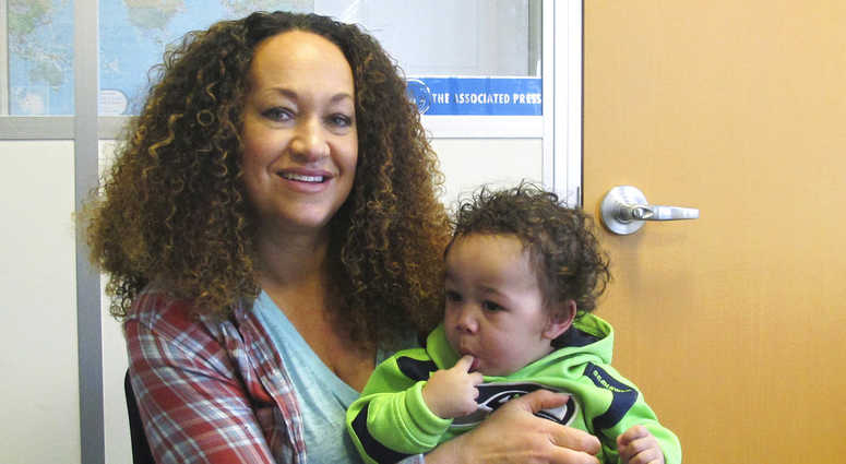 Rachel Dolezal and son Langston