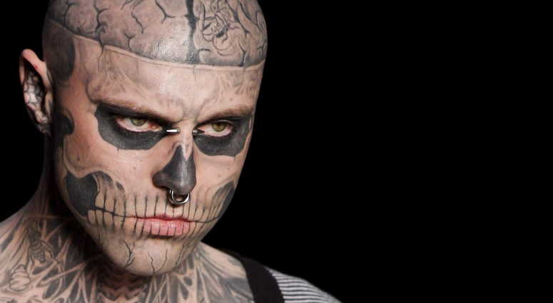 In this Saturday, June 4, 2011 file photo, Canadian model Rick Genest, aka Zombie Boy. In this Saturday, June 4, 2011 file photo, Canadian model Rick Genest, aka Zombie Boy.