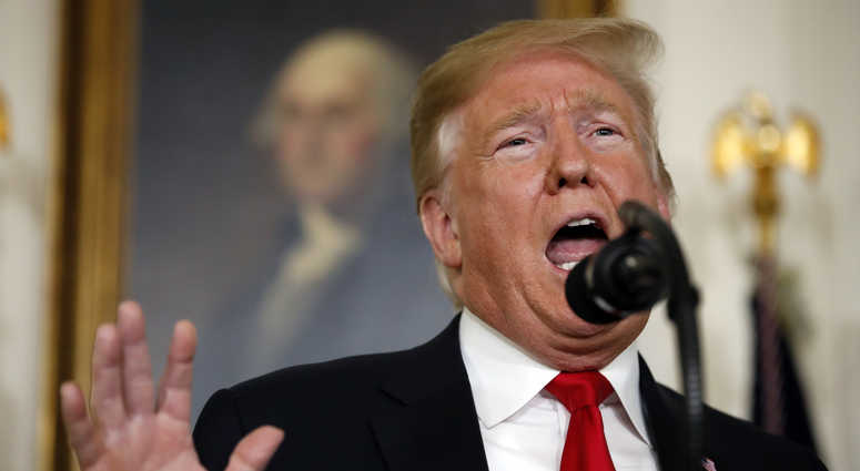 President TrumpPresident Donald Trump speaks about the partial government shutdown, immigration and border security in the Diplomatic Reception Room of the White House, in Washington, Saturday, Jan. 19, 2019. President Trump