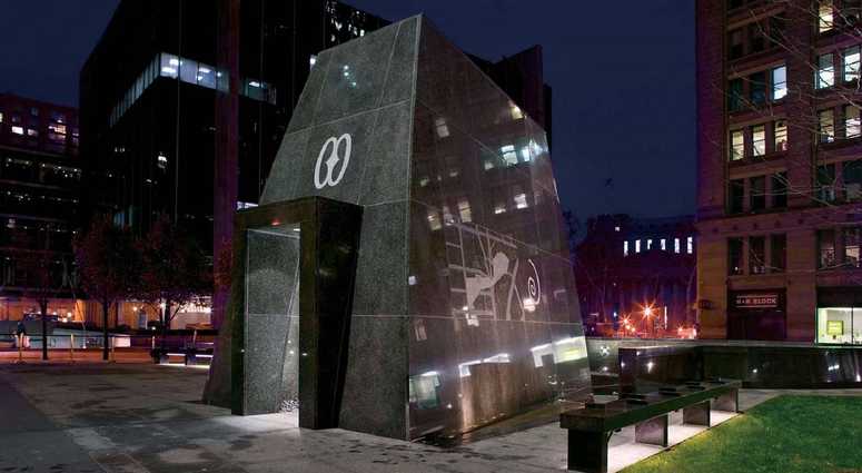 The African Burial Ground in lower Manhattan. The African Burial Ground in lower Manhattan.