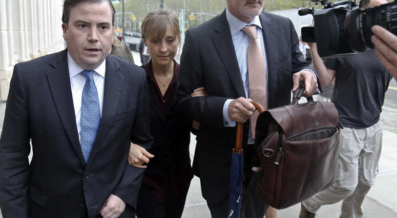 Actress Allison Mack, center, arrives with her legal team to Brooklyn Federal Court, Friday May 4, 2018, in New York. Actress Allison Mack, center, arrives with her legal team to Brooklyn Federal Court, Friday May 4, 2018, in New York.