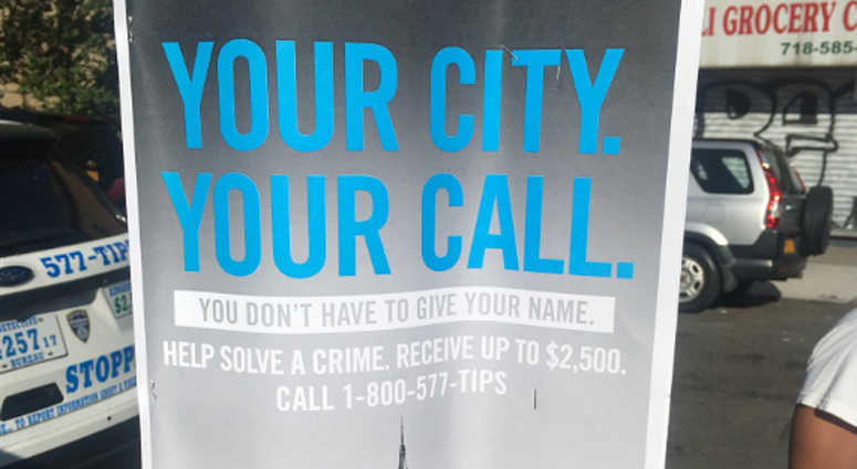 Posters going up in a Bronx neighborhood following the fatal stabbing of a 73-year-old man. Bronx Fatal Stabbing