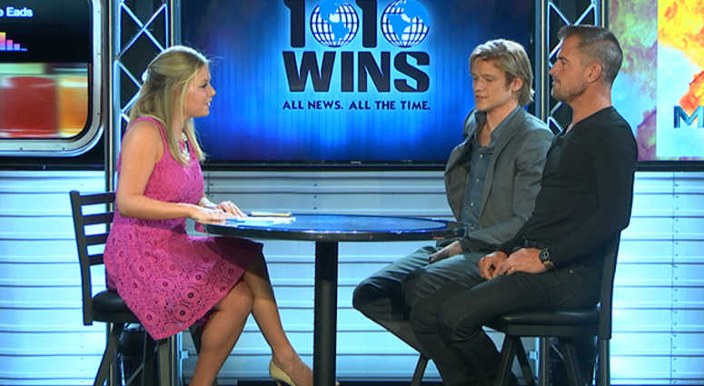Rebecca Interviews Lucas Till & George Eads