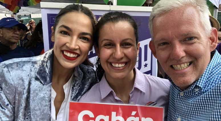 AOC at Queens Pride. AOC at Queens Pride