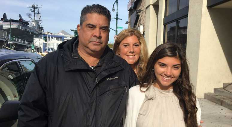 Don Pritchard, wife Angela and daughter Kaley pose for a photo on Oct. 17, 2018 Don Pritchard