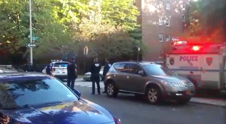 Scene of prisoner escape in Queens Scene of prisoner escape in Queens