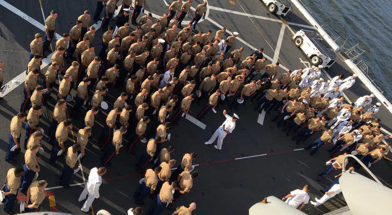 Flight Deck USS New York Flight Deck USS New York
