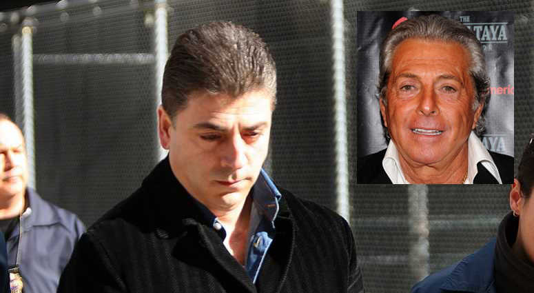 Murdered Gambino family boss Frank Cali with actor and author Gianni Russo inset. Frank Cali and Gianni Russo