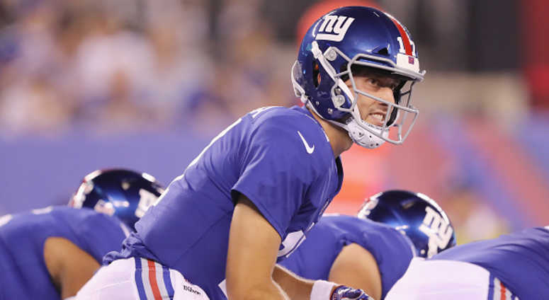 Kyle Lauletta #17 of the New York Giants Kyle Lauletta #17 of the New York Giants