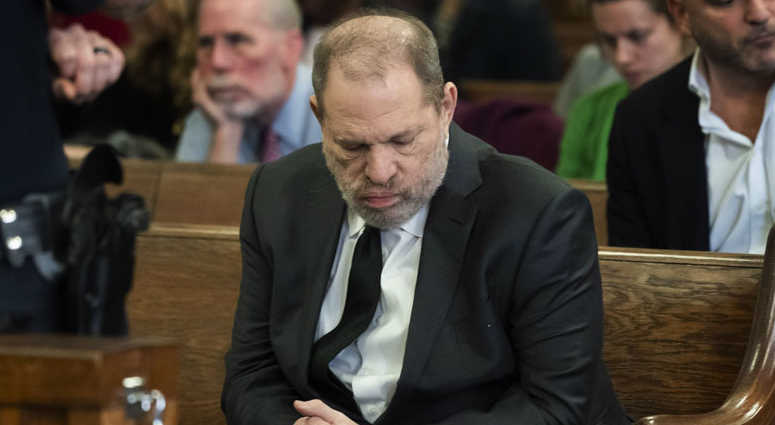Harvey Weinstein appears in court, Friday, Jan. 25, 2019, in New York. Harvey Weinstein in court