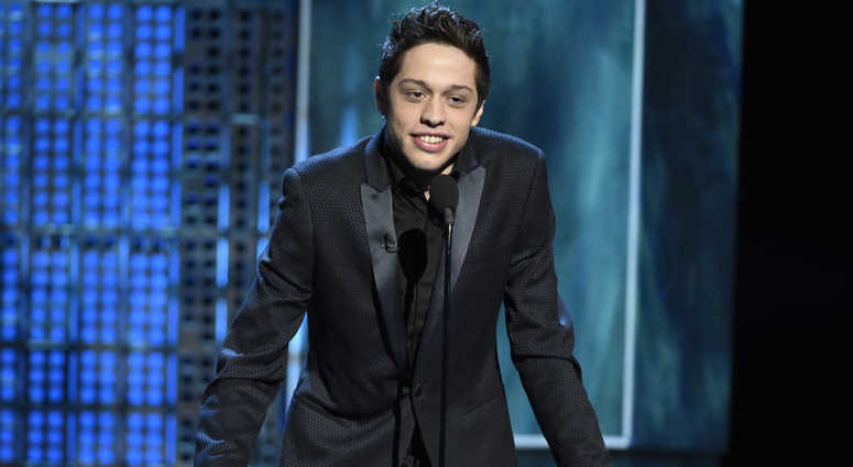 Pete Davidson speaks at a Comedy Central Roast Pete Davidson speaks at a Comedy Central Roast