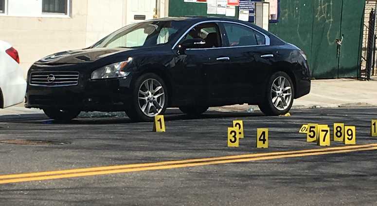A 48 yr old man sitting in this black Nissan was shot multiple times in his torso and died today. A 48 yr old man sitting in this black Nissan was shot multiple times in his torso and died today.