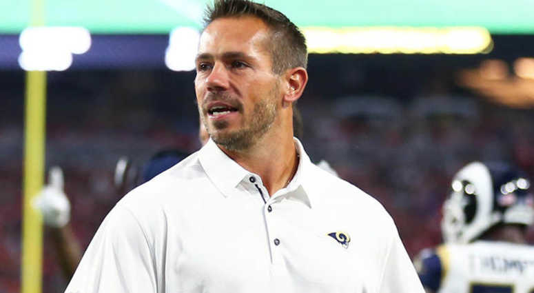 Ted Rath Ted Rath on the Los Angeles Rams sideline