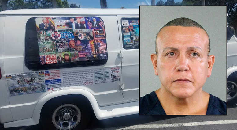 Cesar Sayoc and his van. Cesar Sayoc van
