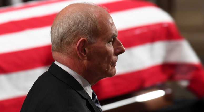 White House Chief of Staff John Kelly. White House Chief of Staff John Kelly