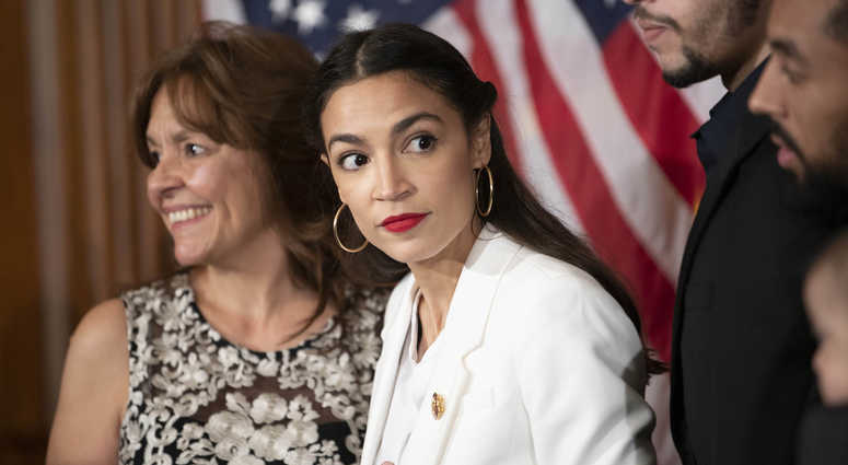 Representative Alexandria Ocasio-Cortez (D, NY) awaits her ceremonial swearing in as a member of the 116th Congress on January 3, 2019. Alexandria Ocasio-Cortez