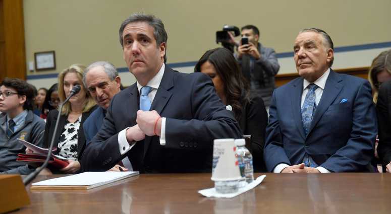 Michael Cohen, President Donald Trump's longtime personal attorney, testifies before the House Committee on Oversight and Reform on Feb. 27, 2019 in Washington. Michael Cohen testimony