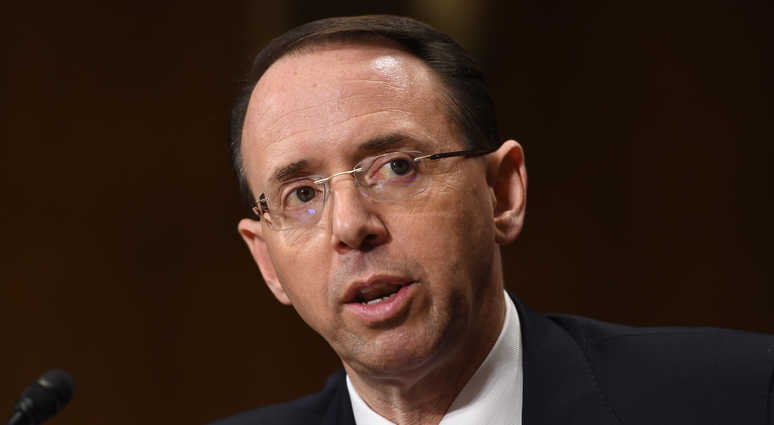 Mar 7, 2017; Washington, DC, USA; Rod Rosenstein testifies at his Senate Judiciary Committee confirmation hearing for Deputy Attorney General. Mar 7, 2017; Washington, DC, USA; Rod Rosenstein testifies at his Senate Judiciary Committee confirmation hearing for Deputy Attorney General.