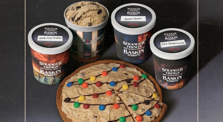 Baskin Robbins release of Stranger Things ice cream