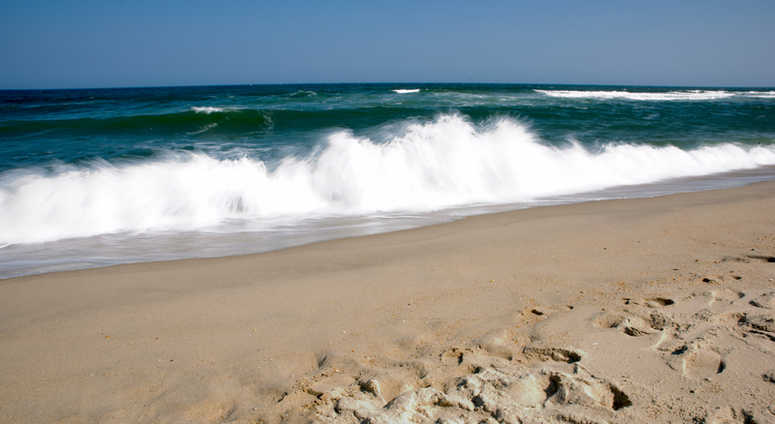Rough surf along the Jersey shore. Rough surf along the Jersey shore.