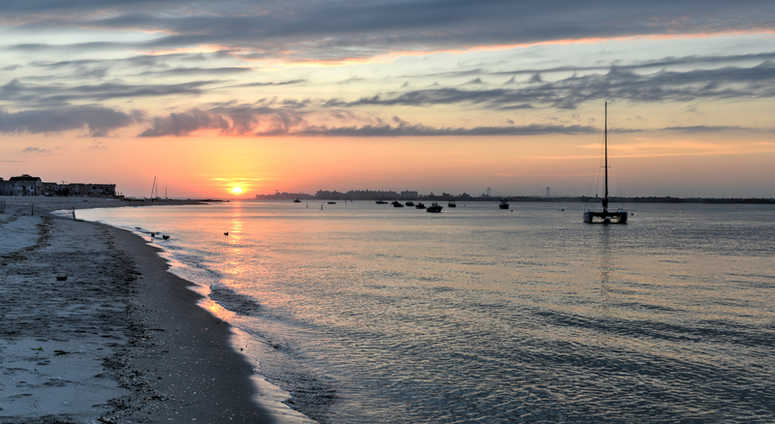 The beach in the Rockaways. The beach in the Rockaways.