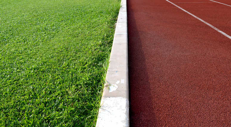 Track and football field file image. Track and football field file image.