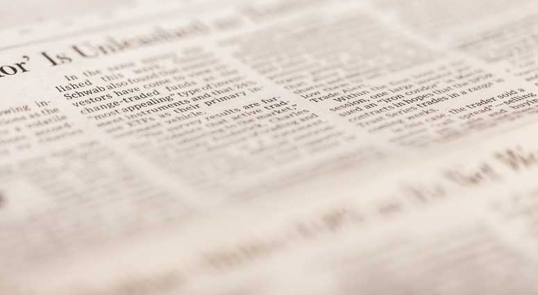 Newspaper file image Newspaper file image