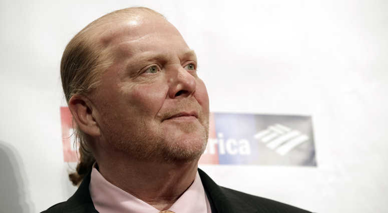 FILE - In this Wednesday, April 19, 2017, file photo, chef Mario Batali attends an awards event in New York. FILE - In this Wednesday, April 19, 2017, file photo, chef Mario Batali attends an awards event in New York.
