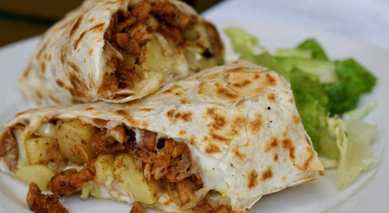 pineapple in a burrito