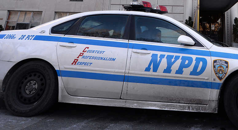 An NYPD cruiser. NYPD cruiser