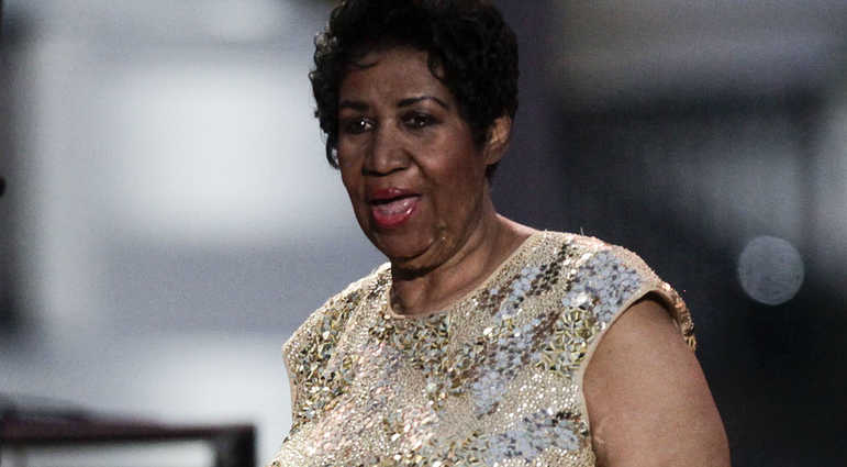 Aretha Franklin plays at the International Jazz Day Concert on the South Lawn of the White House, in Washington, DC, April 29, 2016 Aretha Franklin