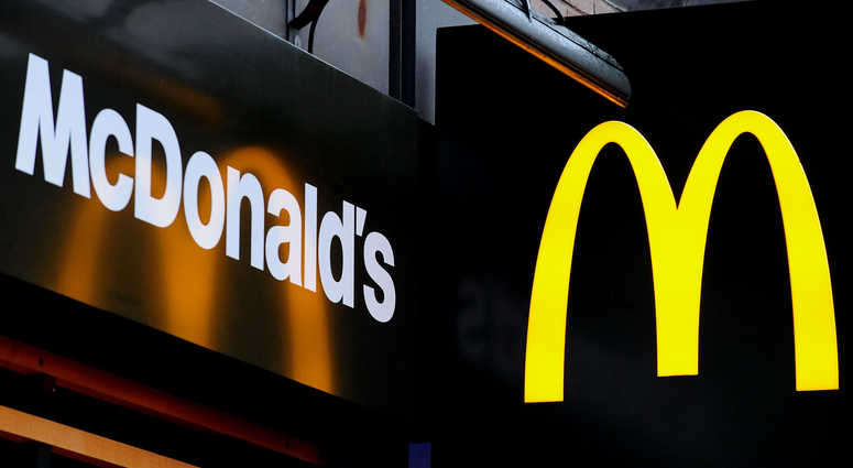 8/18/2017 - File photo dated 07/02/13 of a McDonald's logo 8/18/2017 - File photo dated 07/02/13 of a McDonald's logo